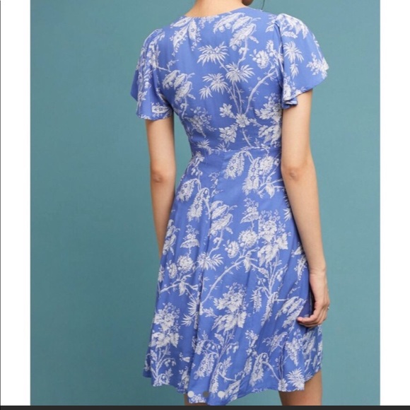 Maeve Jill Flutter-Sleeve Dress - Picture 2 of 8